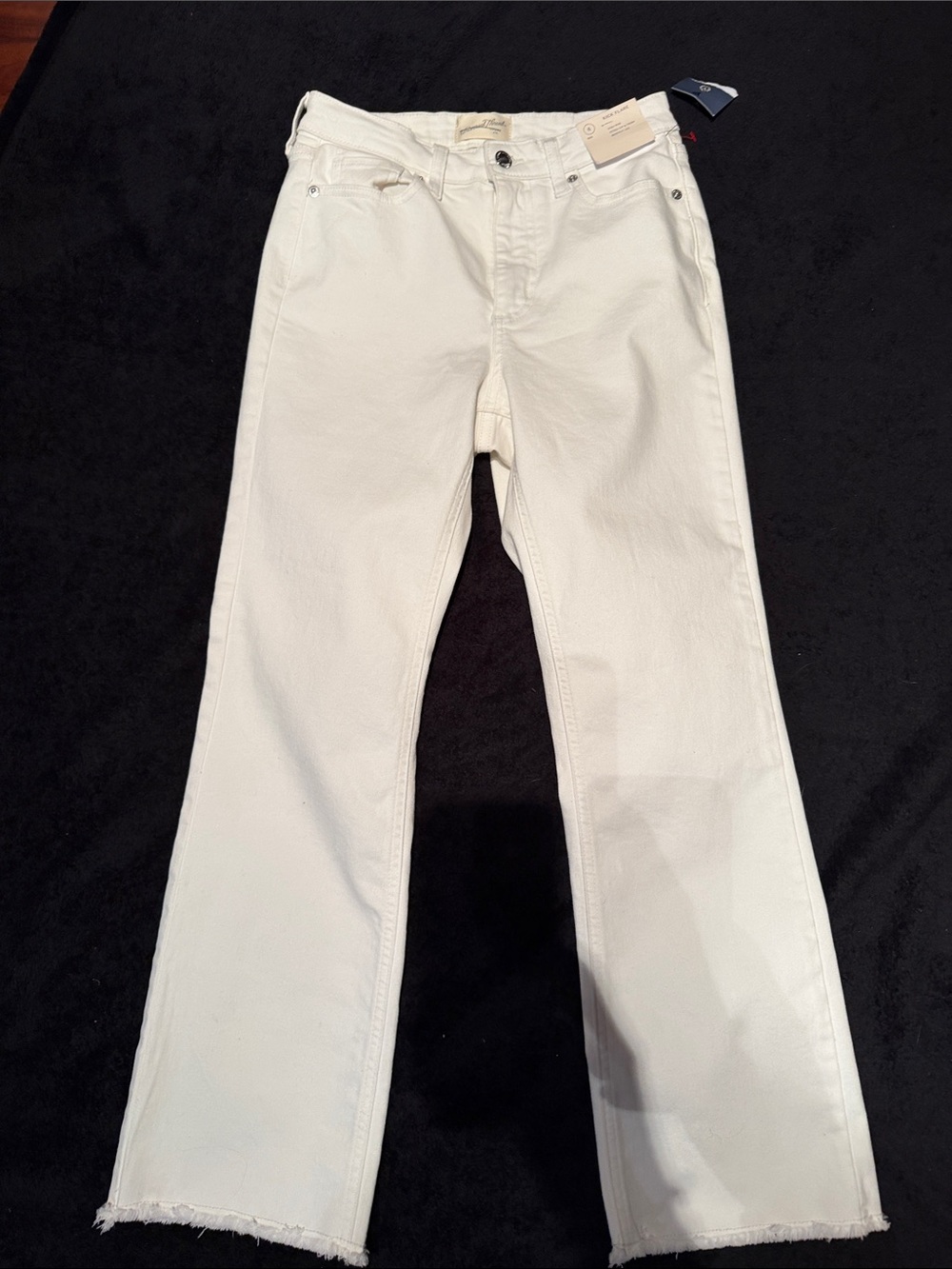 American Threads Off-White Bootcut Jeans
